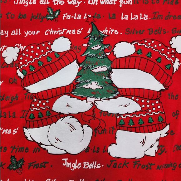 Vintage Nutcracker Sweatshirt Womens M Red Dual-Sided Teddy Bear Christmas Party - Picture 6 of 12